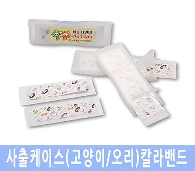 사출케이스 고양이오리 칼라밴드 4P