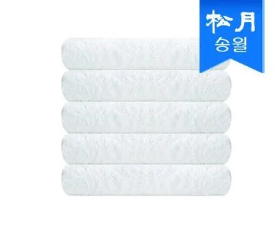 송월 화이트무지 120g 세면수건