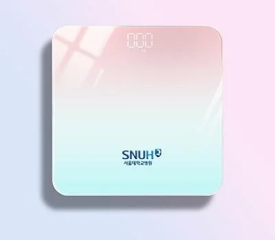 파스텔 LED 체중계