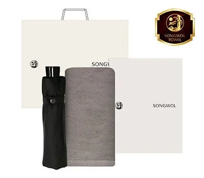 송월타올우산세트 3단컬러무지 뉴컬러무지