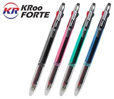 국산 크루 포르테 3색 UV볼펜 0.7mm（초저점도심／...