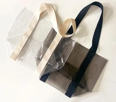 젤리 투명 비치백