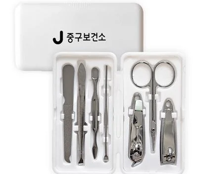 뉴프리미엄파스텔7종손톱깎이화이트