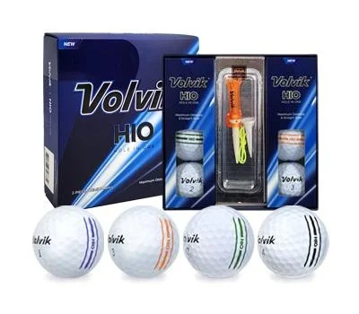볼빅 하이오 비거리 골프공 2피스 6구 유광 화이트