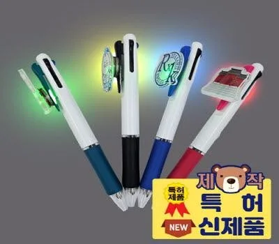 트윙클볼 아크릴캐릭터 멀티3색볼펜