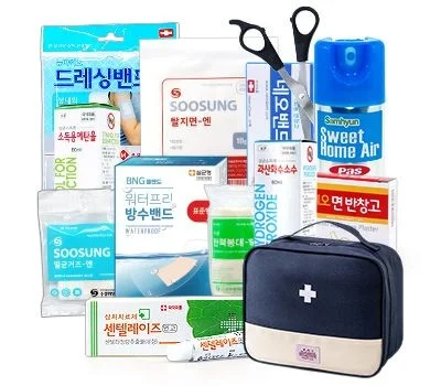 케이솔루션 구급가방 파우치 12종세트