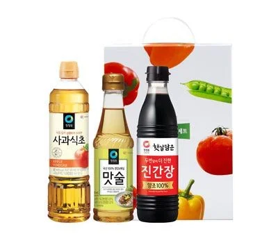 청정원식초 맛술 간장 3종