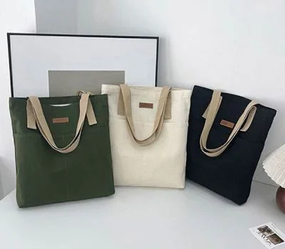 뉴에이커 투포켓 에코백