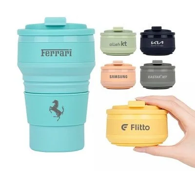 폴베어 루트 접이식 실리콘 텀블러 500ml